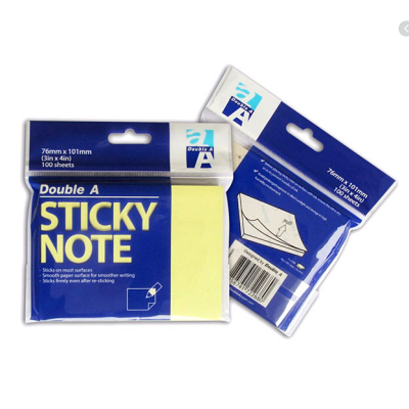 Giấy Note DoubleA 3x3 vàng Giấy Note DoubleA 3x3 vàng